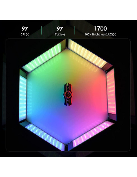 Luz de Cámara Godox M1 RGB LED Portátil 2500-8500K CRI 97+