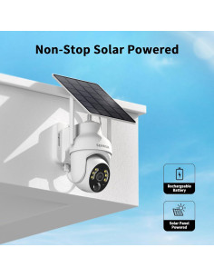 Cámaras de Seguridad Solar SEHMUA 2K Inalámbricas 360 2