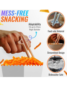 Palillos para Dedos SNACTIV LITE Paquete de 4 Piezas 2