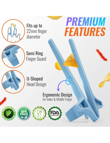 Palillos para Dedos SNACTIV LITE Paquete de 4 Piezas
