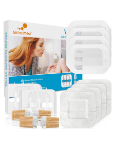 Kit de Cierre de Heridas Greetmed - 16 Piezas de Emergencia