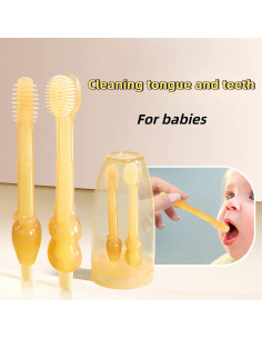 Cepillo de Dientes para Bebés FOREVIVE Ámbar 6-12 Meses 2