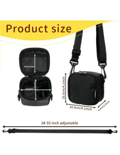 Funda Portátil GiiKER Tic Tac Toe 3-en-1 - Organizador Negro 2