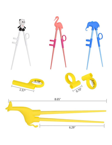 Palillos de Entrenamiento para Niños Greenleaf 4 Piezas