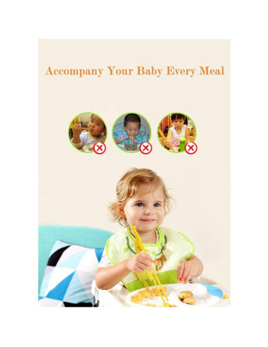 Palillos de Entrenamiento para Niños Greenleaf 4 Piezas