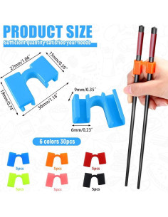 Kit de Entrenamiento para Palillos Canumer 30 Piezas 2