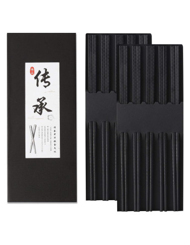 10 Pares de Palillos de Fibra de Vidrio Lusanville 24 cm