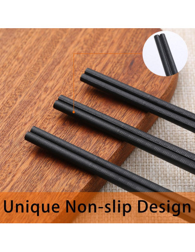 10 Pares de Palillos de Fibra de Vidrio Lusanville 24 cm