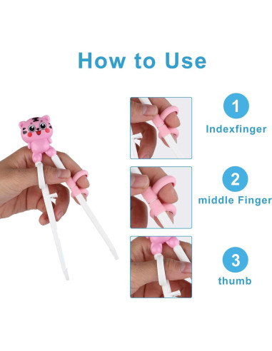 Palillos de Entrenamiento Abeillo para Principiantes 18 cm