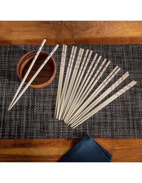 Juego de Palillos de Bambú Reutilizables Joyce Chen 10 Pares
