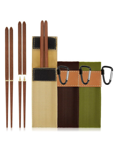 Palillos de Madera Plegables Cunhill 20.5 cm Reutilizables