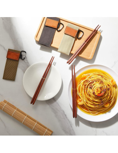 Palillos de Madera Plegables Cunhill 20.5 cm Reutilizables