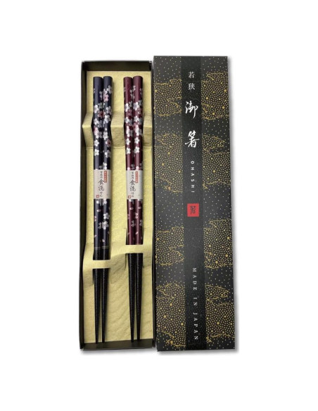Palillos Japoneses Premium Terra 23 cm Set 2pcs Lacados