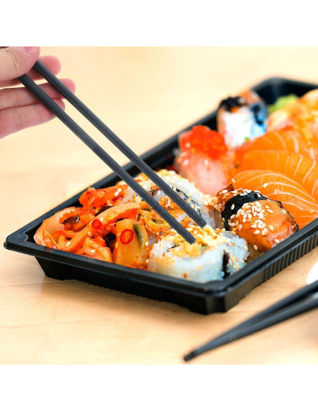 4 Pares de Palillos de Silicona SHOWERORO Resistentes al Calor