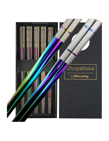 Palillos Reutilizables Albino Monkey - 5 Pares 22,86 cm