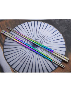 Palillos Reutilizables Albino Monkey - 5 Pares 22,86 cm 2