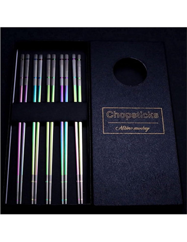 Palillos Reutilizables Albino Monkey - 5 Pares 22,86 cm