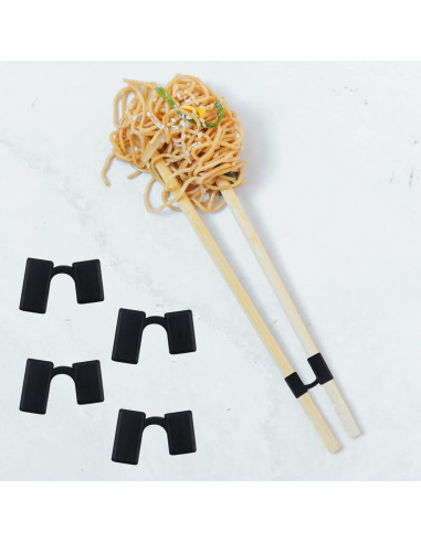 42 Piezas Ayudantes de Palillos Reutilizables Aswewamt