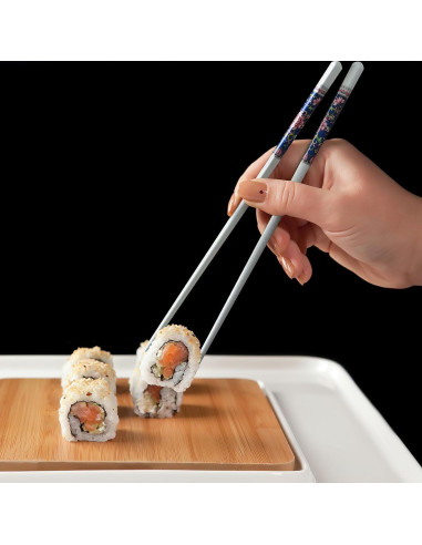 Palillos Reutilizables IQCWOOD Cerámica 24 cm Estilo Clásico