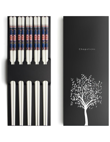 Palillos Reutilizables IQCWOOD Cerámica 24 cm Estilo Clásico