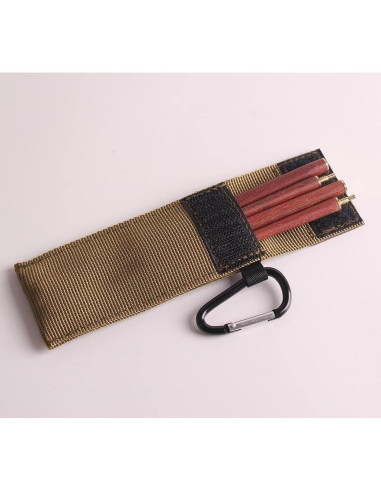 Juego de Palillos Plegables Menolana - Madera Rosa 21 cm