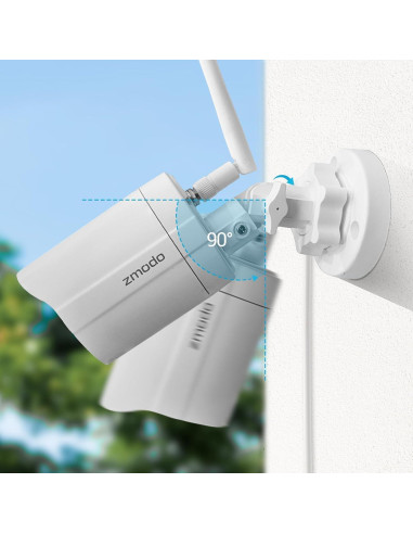 Cámara de Seguridad Zmodo 1080p WiFi Exterior IP65