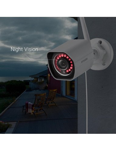 Cámara de Seguridad Zmodo 1080p WiFi Exterior IP65