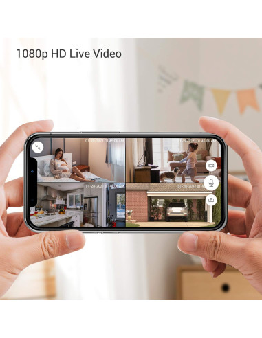 Cámara de Seguridad Zmodo 1080p WiFi Exterior IP65