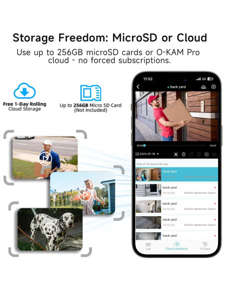 4 Cámaras de Seguridad Inalámbricas RICHCHO 2K Solar IP65