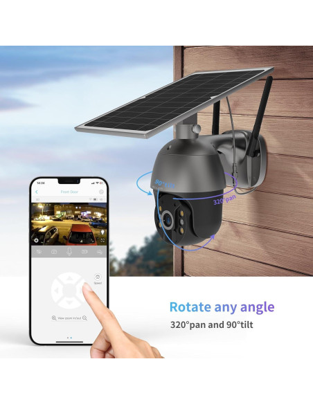Cámara de Seguridad Solar SOLIOM S600 4G LTE 1080p Exterior