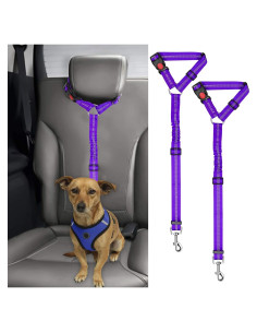 Correa de Seguridad para Perros y Gatos BWOGUE Ajustable 48-80 cm