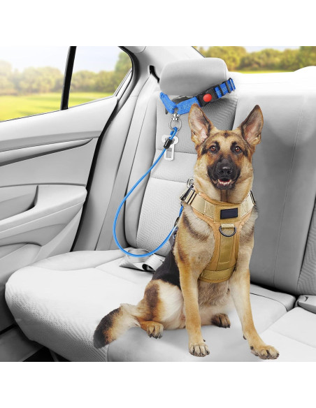 Cinturón de Seguridad para Perros CHZUOBER 2 en 1 Alta Resistencia