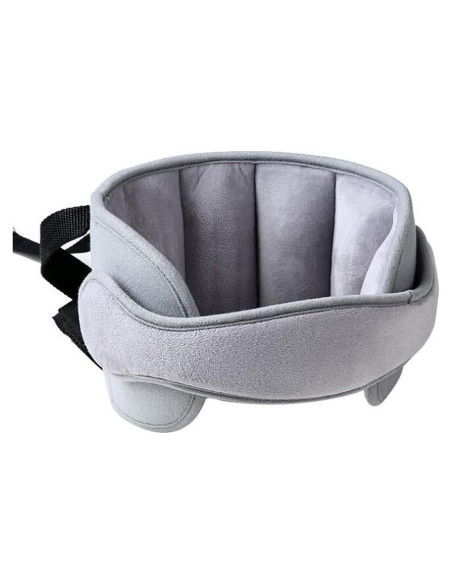 Soporte de Cabeza para Asiento de Auto Infantil Gris - Ajustable