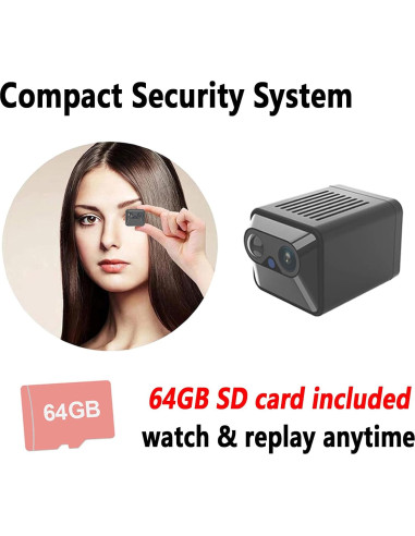 Cámara de Seguridad WKX W-A2 2K con SD 64GB y Batería 100d