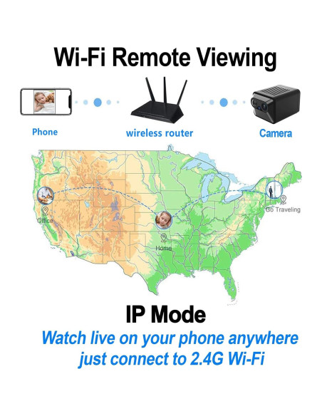 Cámara de Seguridad WKX W-A2 2K con SD 64GB y Batería 100d