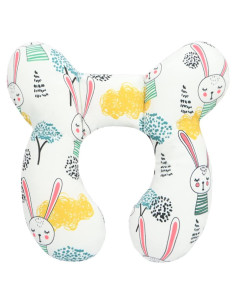 Almohada de Viaje para Bebé Vocheer Conejo Algodón
