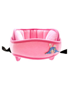 Banda Soporte Cabeza Silla Auto Niños Rosa Caricatura