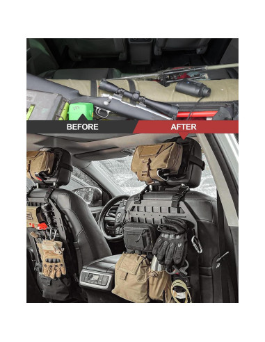 Panel Molle Táctico OEMASSIVE para Vehículos - Organizador