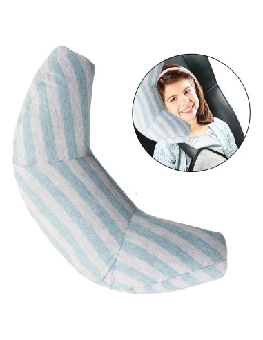 Cojín de Viaje para Coche WenMei Soporte Cuello Niños Verde