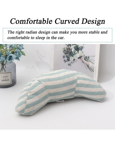 Cojín de Viaje para Coche WenMei Soporte Cuello Niños Verde