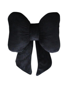 Cojín de Cuello Ajustable HEYXI para Automóvil Negro 38x25cm