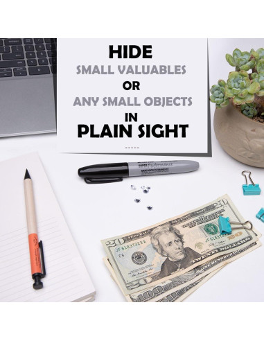 Bolígrafo Falso Caja Fuerte BARGIFTS Almacenamiento Oculto