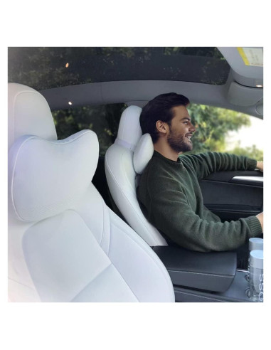 Almohada de Cuello Ajustable TESBEAUTY para Coche - 2 Piezas