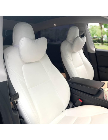 Almohada de Cuello Ajustable TESBEAUTY para Coche - 2 Piezas