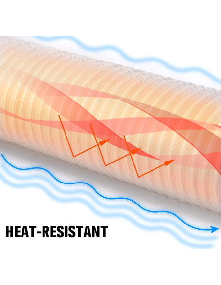 Manguera de Aire Acondicionado Portátil HOXHA 15,24 cm