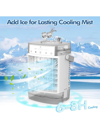 Acondicionador de Aire Portátil BriteZen 1.3kg 3 Velocidades