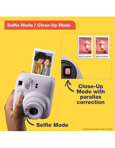 Cámara Instantánea Fujifilm Instax Mini 12 - Azul Pastel