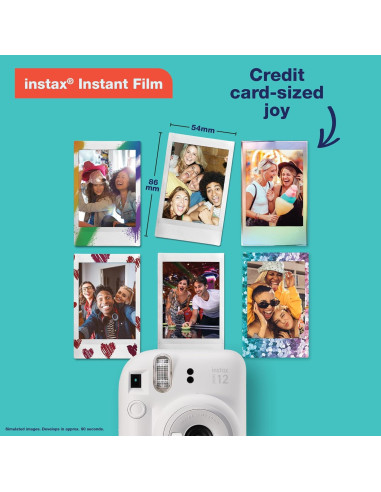 Cámara Instantánea Fujifilm Instax Mini 12 - Azul Pastel