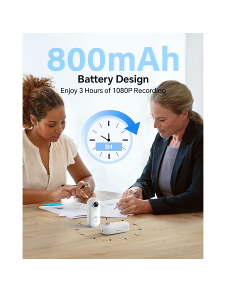 Cámara Corporal Mini BOBLOV W4 1080P 128GB Ligera