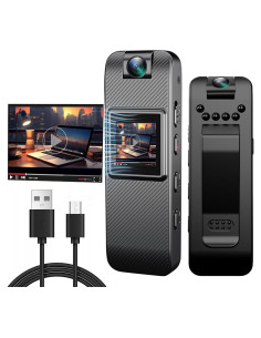 Mini Cámara Corporal HD 1080P FUXGZ con Visión Nocturna